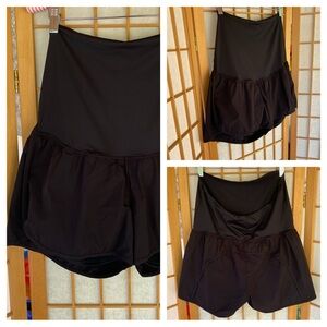 Maacie For Moms To Be Athletic Activewear Black Shorts SZ L